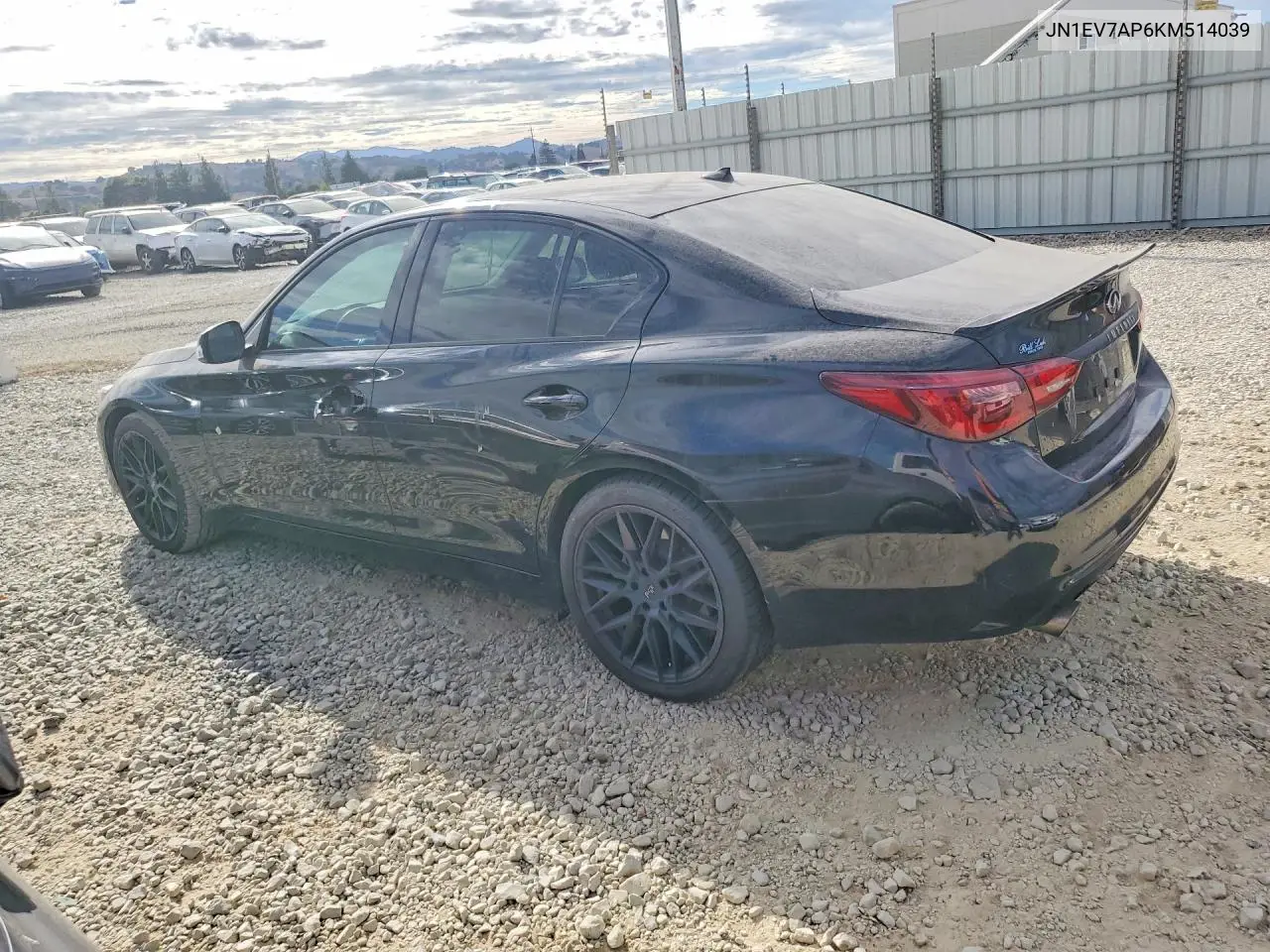 2019 Infiniti Q50 3.0T Luxe VIN: JN1EV7AP6KM514039 Lot: 62072256