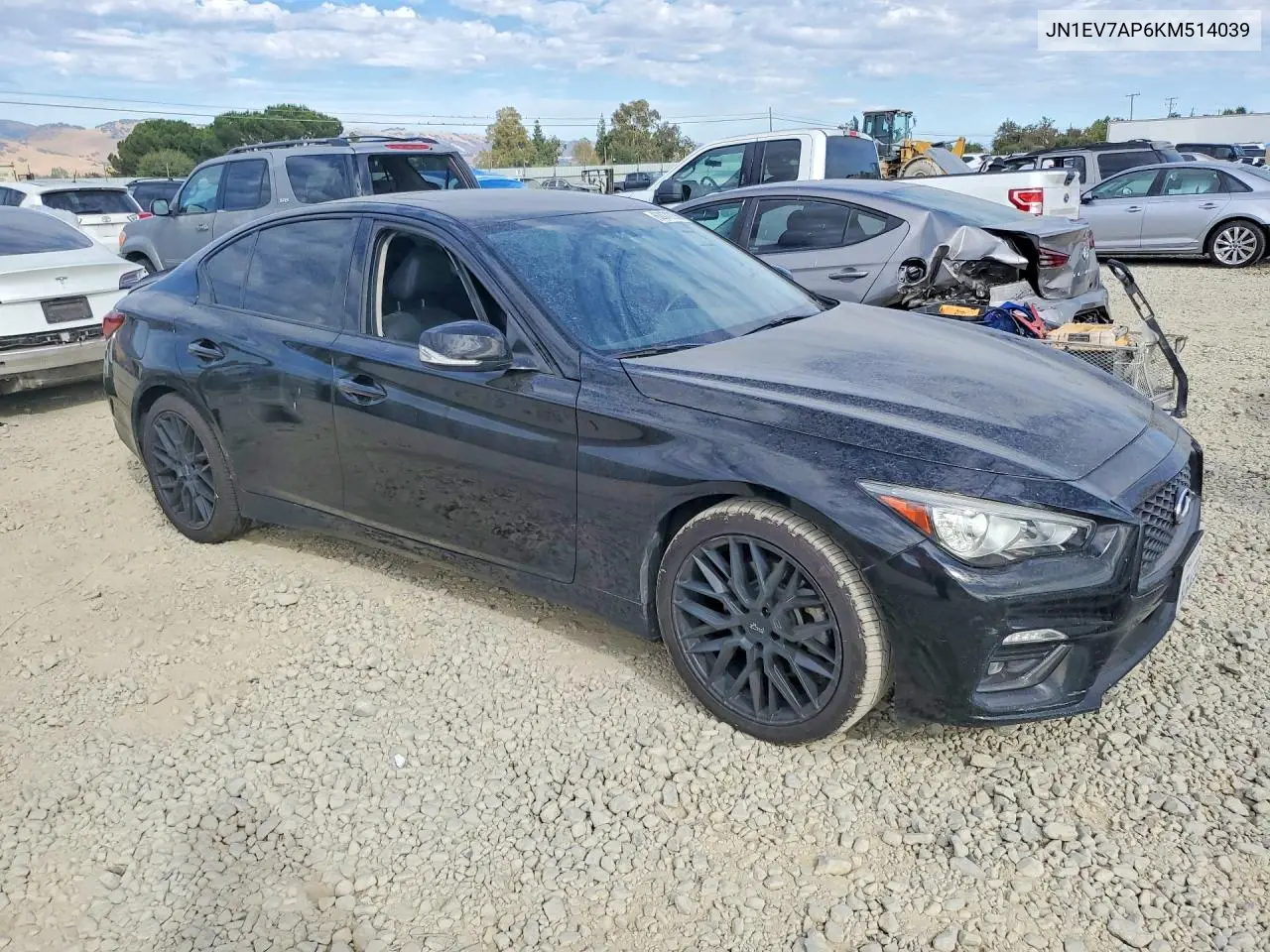 2019 Infiniti Q50 3.0T Luxe VIN: JN1EV7AP6KM514039 Lot: 62072256
