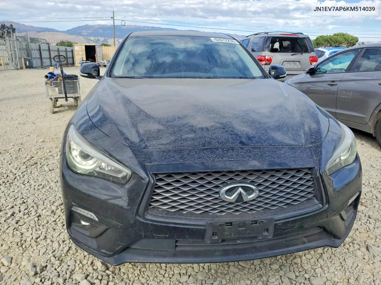 2019 Infiniti Q50 3.0T Luxe VIN: JN1EV7AP6KM514039 Lot: 62072256