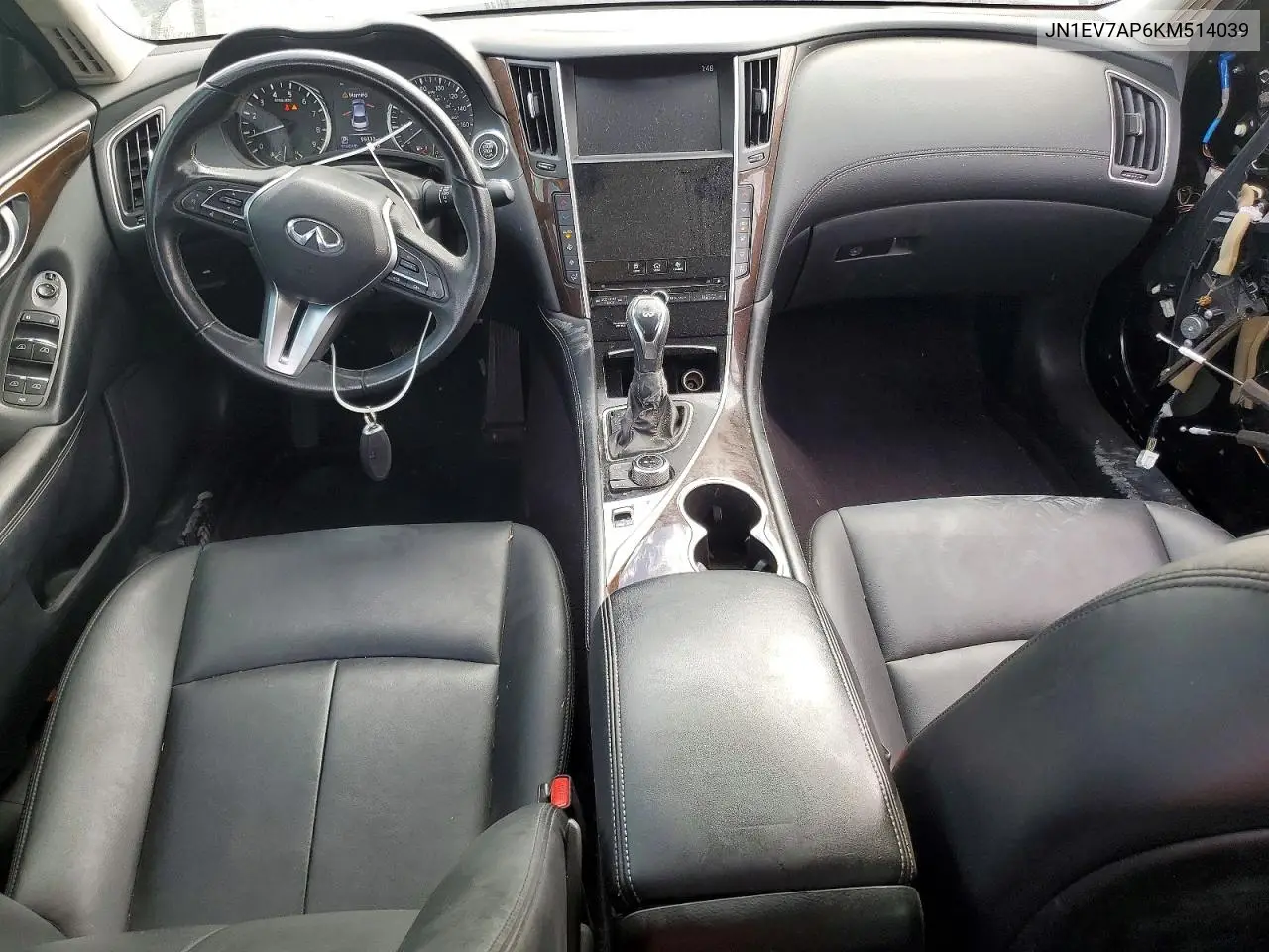 2019 Infiniti Q50 3.0T Luxe VIN: JN1EV7AP6KM514039 Lot: 62072256