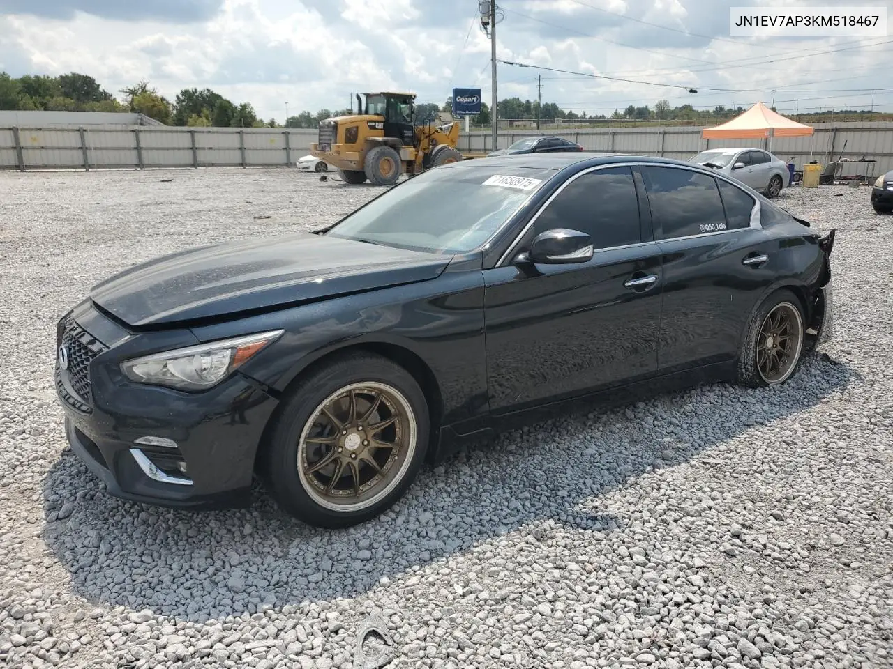 JN1EV7AP3KM518467 2019 Infiniti Q50 Luxe