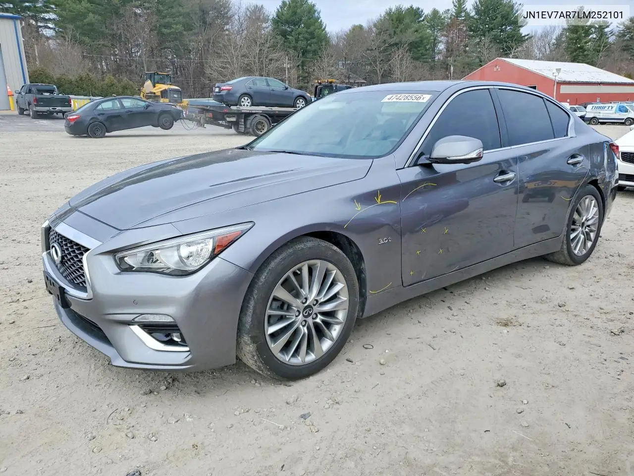 2020 Infi Q50 Edition 30 Awd VIN: JN1EV7AR7LM252101 Lot: 47428556