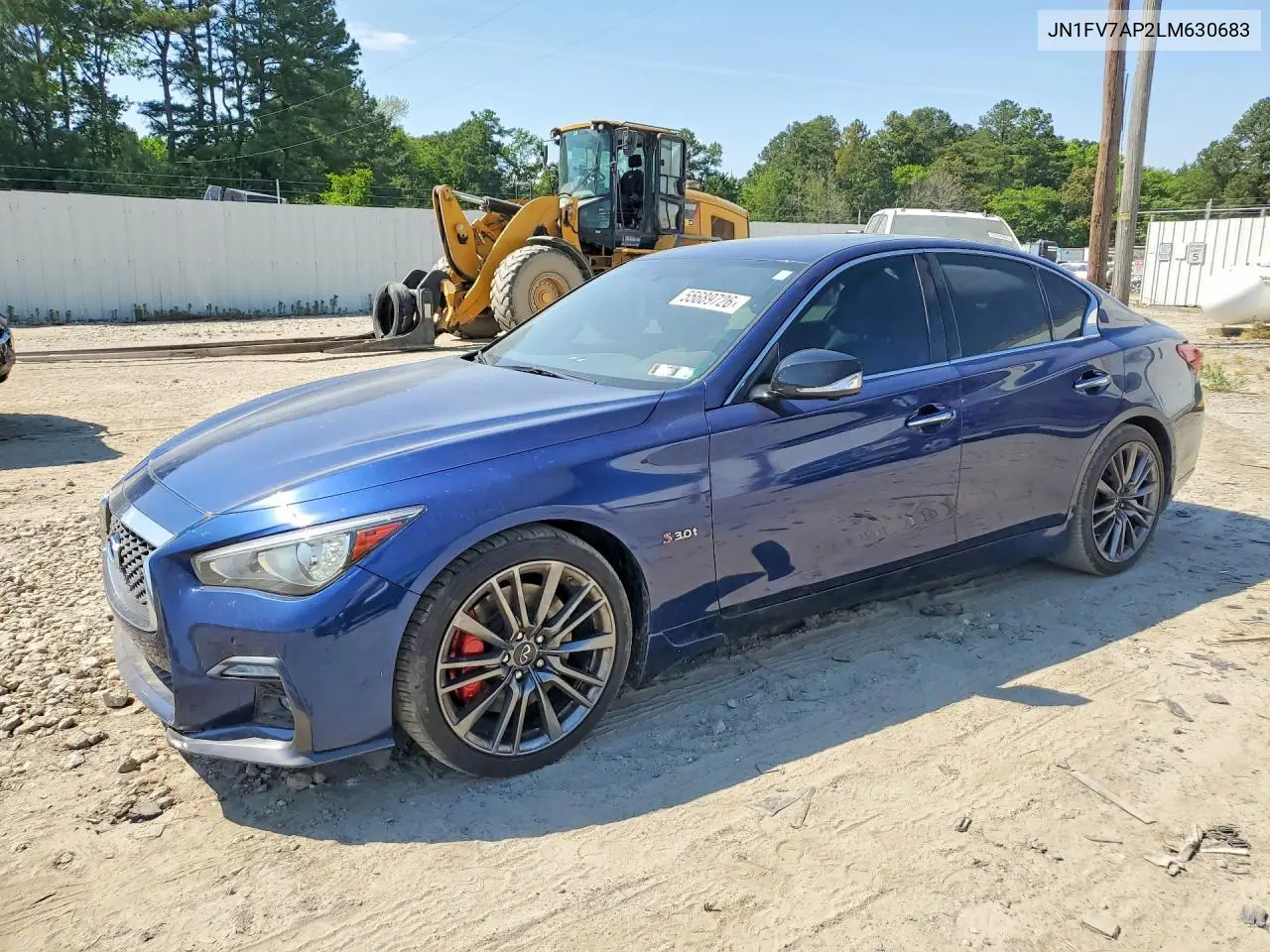 2020 Infiniti Q50 Red Sport 400 VIN: JN1FV7AP2LM630683 Lot: 55689726