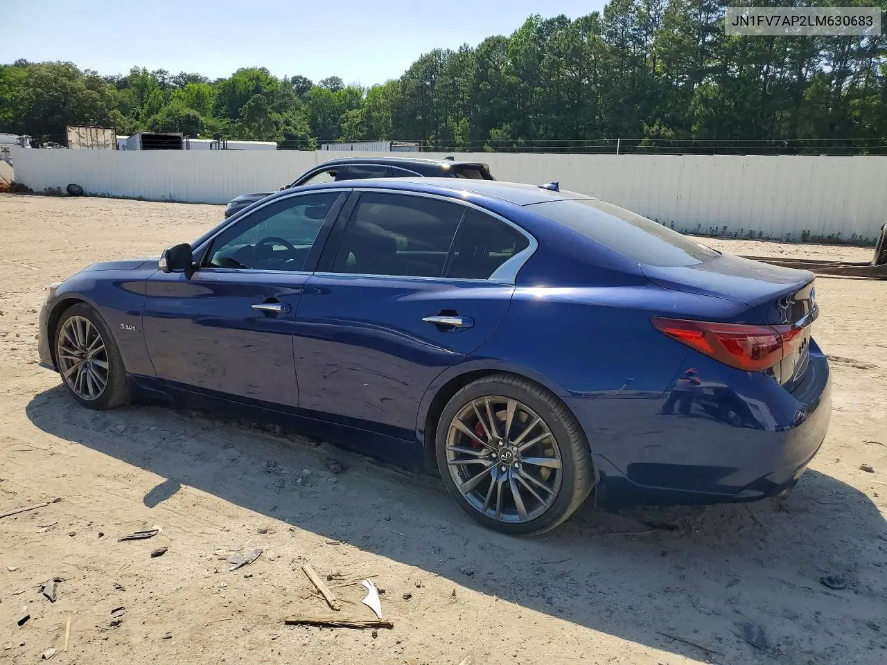2020 Infiniti Q50 Red Sport 400 VIN: JN1FV7AP2LM630683 Lot: 55689726