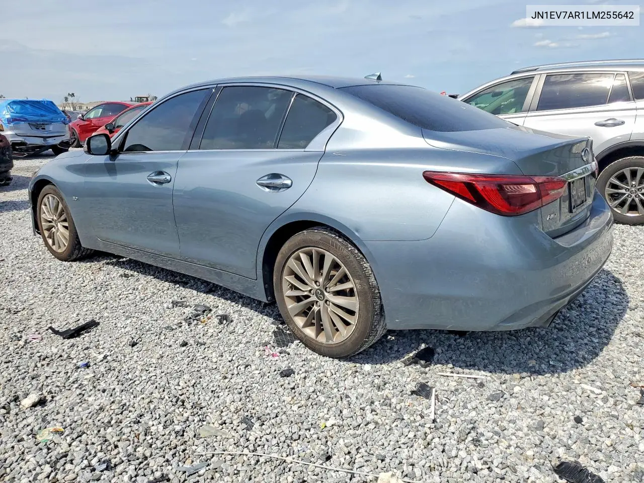 2020 Infiniti Q50 3.0T Luxe VIN: JN1EV7AR1LM255642 Lot: 55754756