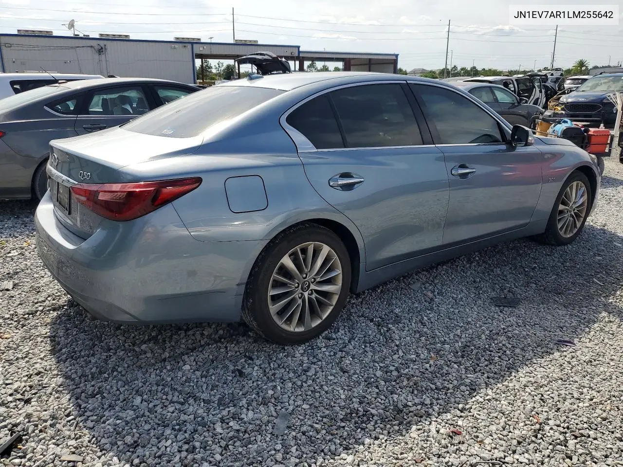 2020 Infiniti Q50 3.0T Luxe VIN: JN1EV7AR1LM255642 Lot: 55754756