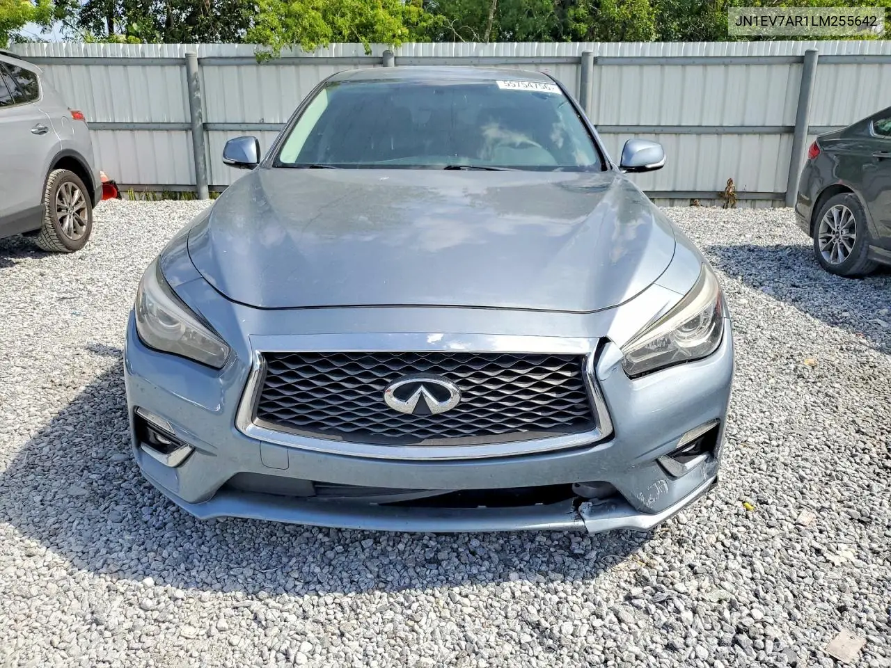 2020 Infiniti Q50 3.0T Luxe VIN: JN1EV7AR1LM255642 Lot: 55754756