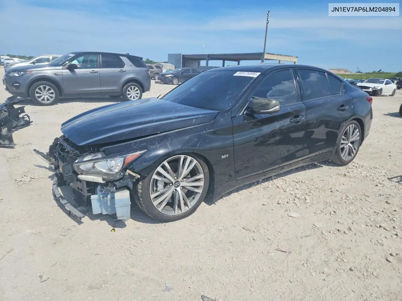 2020 Infiniti Q50 3.0T Sport VIN: JN1EV7AP6LM204894 Lot: 58975996