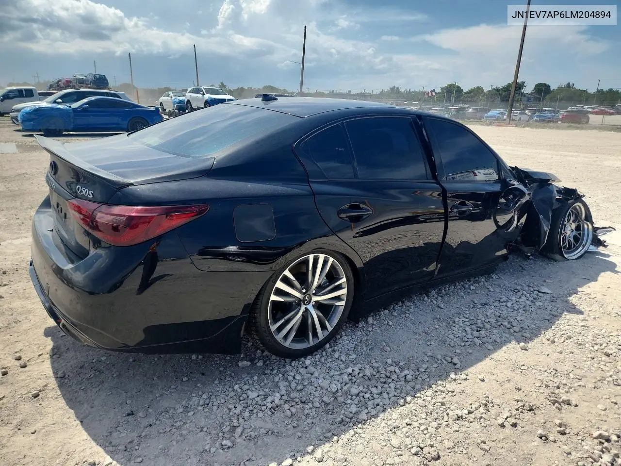 2020 Infiniti Q50 3.0T Sport VIN: JN1EV7AP6LM204894 Lot: 58975996