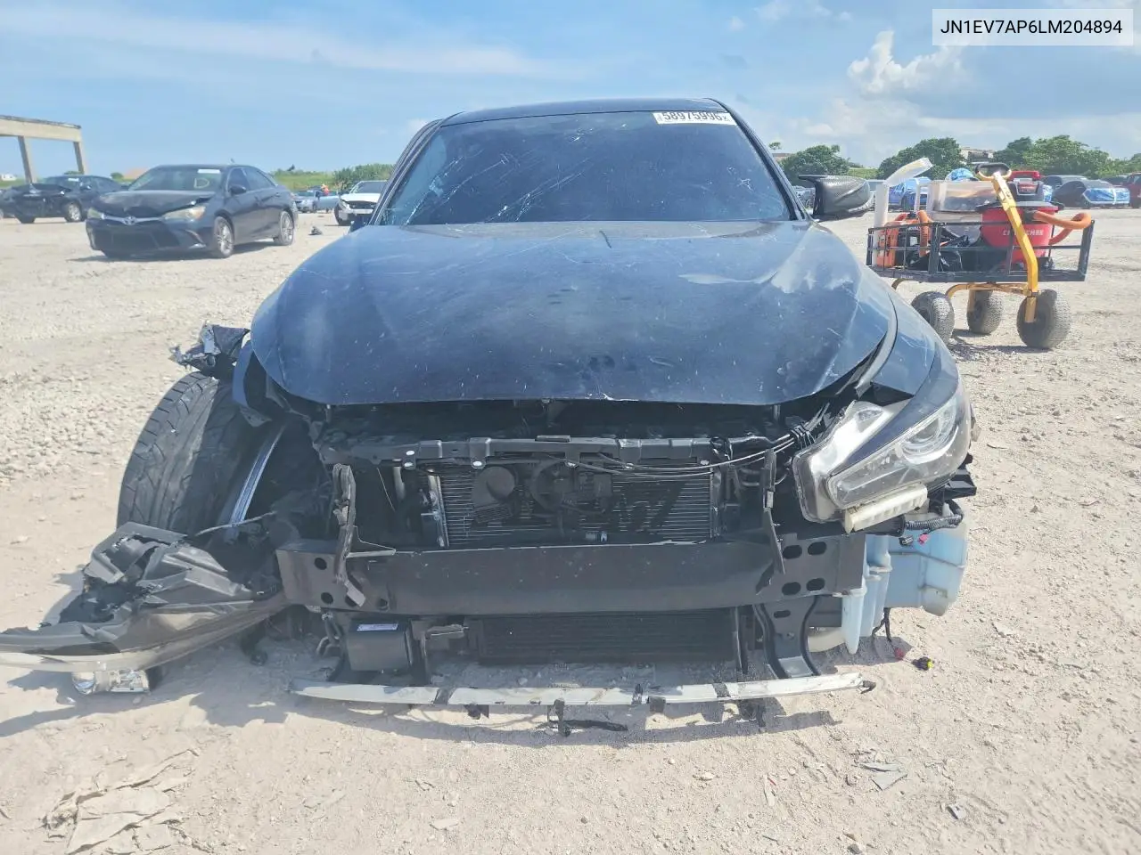 2020 Infiniti Q50 3.0T Sport VIN: JN1EV7AP6LM204894 Lot: 58975996