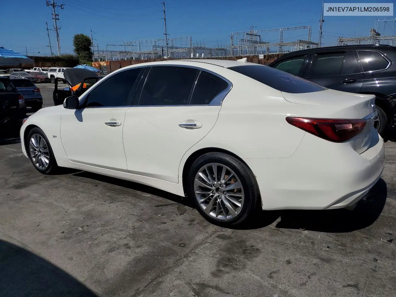 2020 Infiniti Q50 3.0T Luxe VIN: JN1EV7AP1LM206598 Lot: 59369596