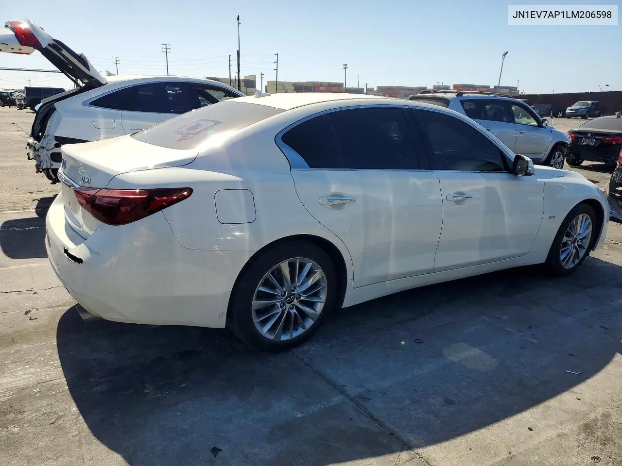 2020 Infiniti Q50 3.0T Luxe VIN: JN1EV7AP1LM206598 Lot: 59369596