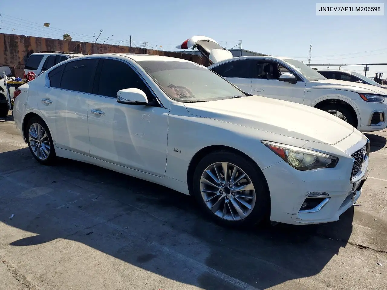 2020 Infiniti Q50 3.0T Luxe VIN: JN1EV7AP1LM206598 Lot: 59369596