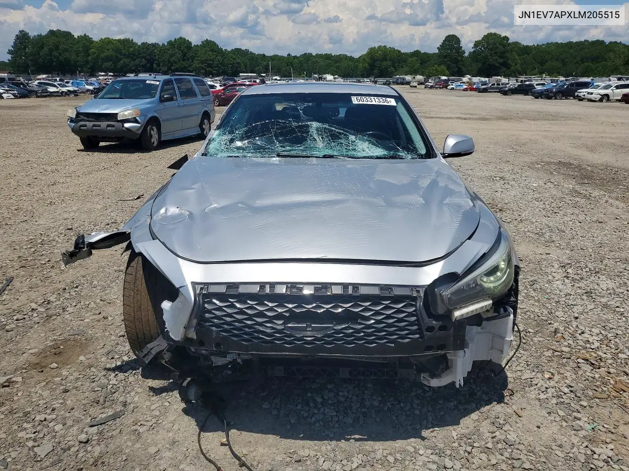 2020 Infiniti Q50 3.0T Luxe VIN: JN1EV7APXLM205515 Lot: 60331336