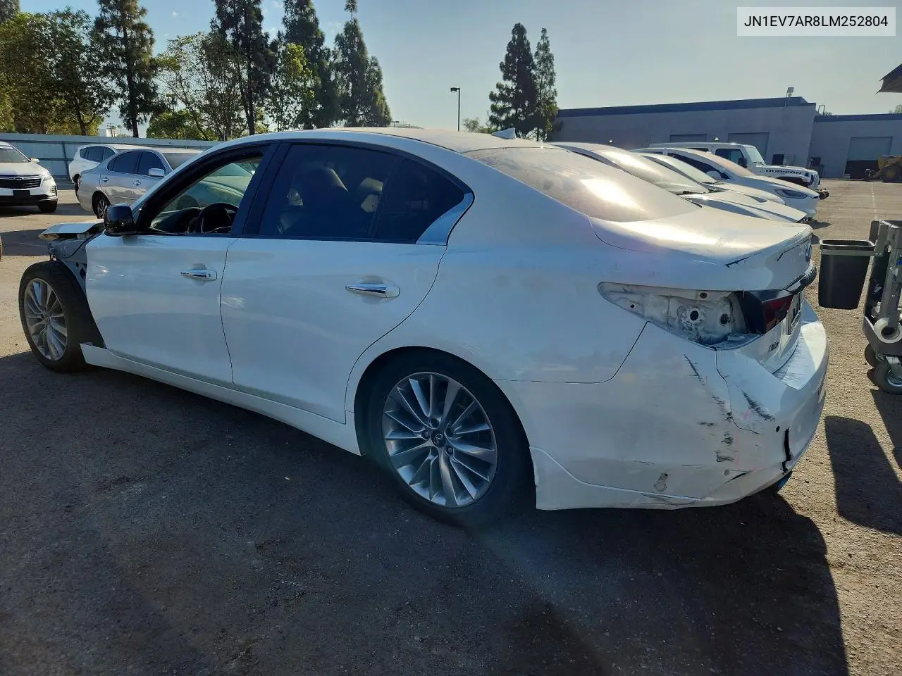 2020 Infiniti Q50 3.0T Luxe VIN: JN1EV7AR8LM252804 Lot: 60398106