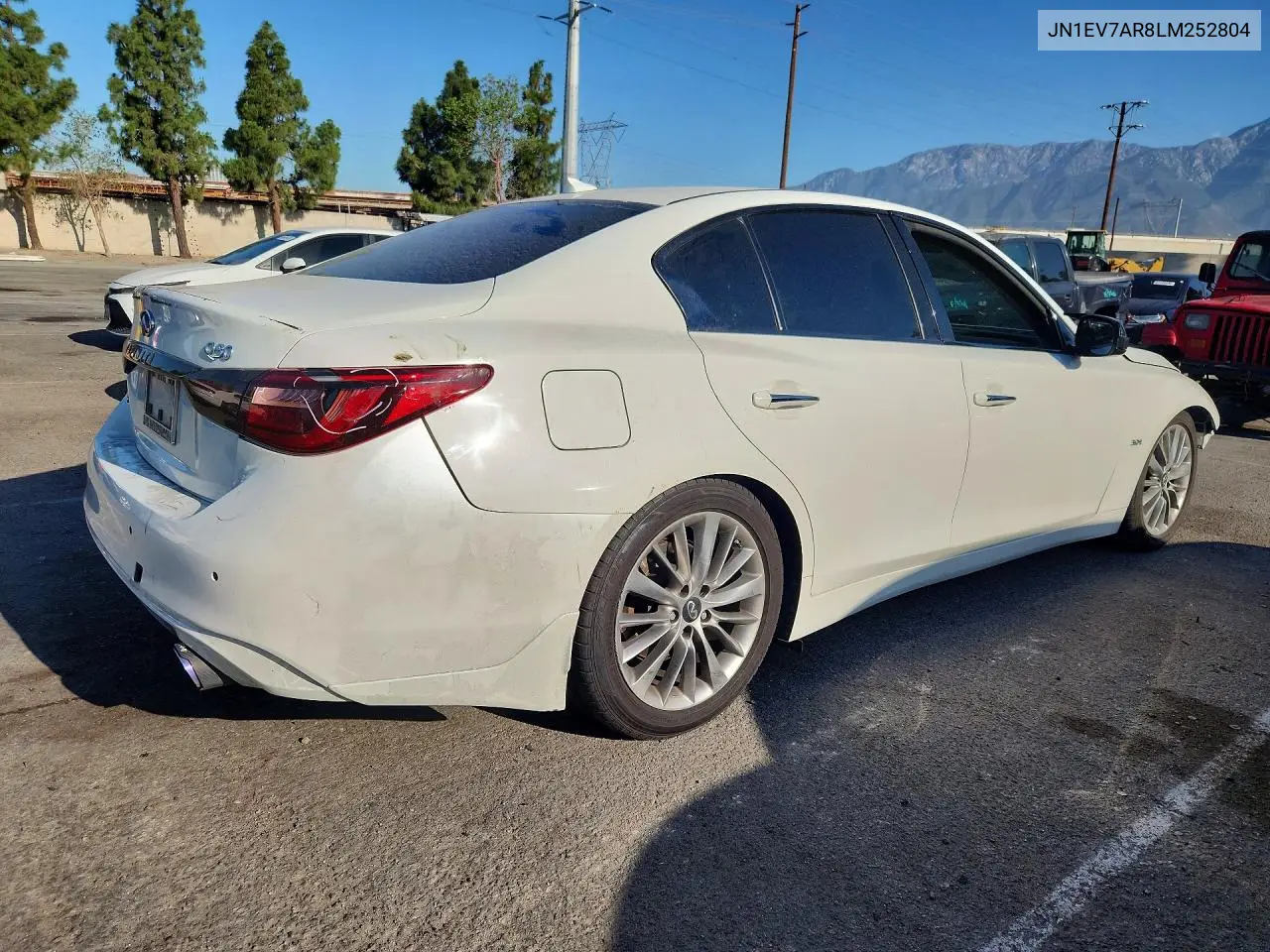 2020 Infiniti Q50 3.0T Luxe VIN: JN1EV7AR8LM252804 Lot: 60398106