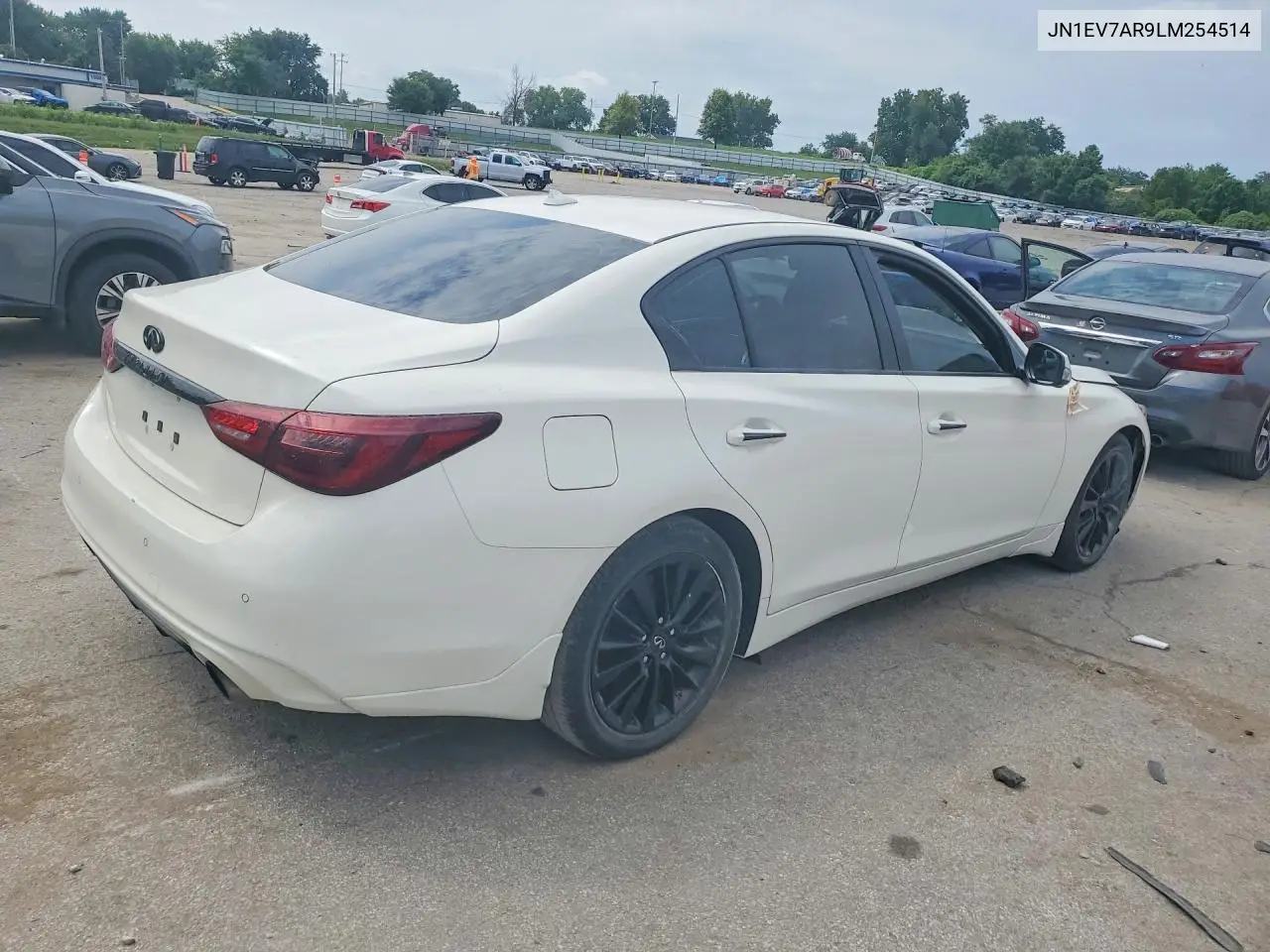 2020 Infiniti Q50 3.0T Luxe VIN: JN1EV7AR9LM254514 Lot: 60505286