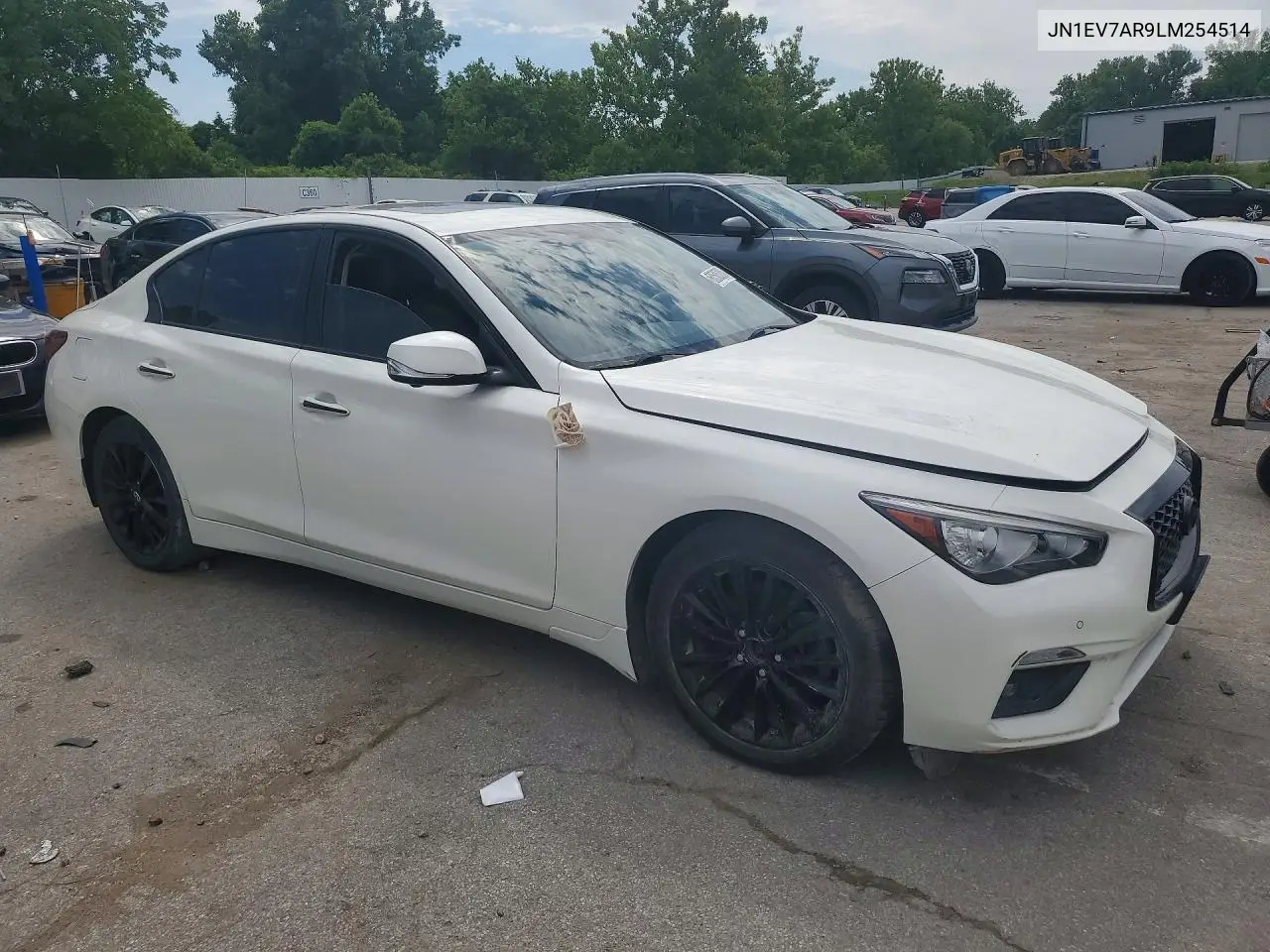 2020 Infiniti Q50 3.0T Luxe VIN: JN1EV7AR9LM254514 Lot: 60505286