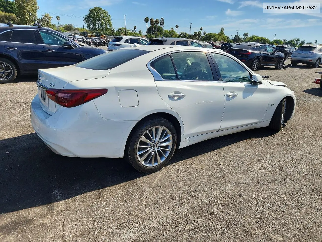 2020 Infiniti Q50 3.0T Luxe VIN: JN1EV7AP6LM207682 Lot: 61424656