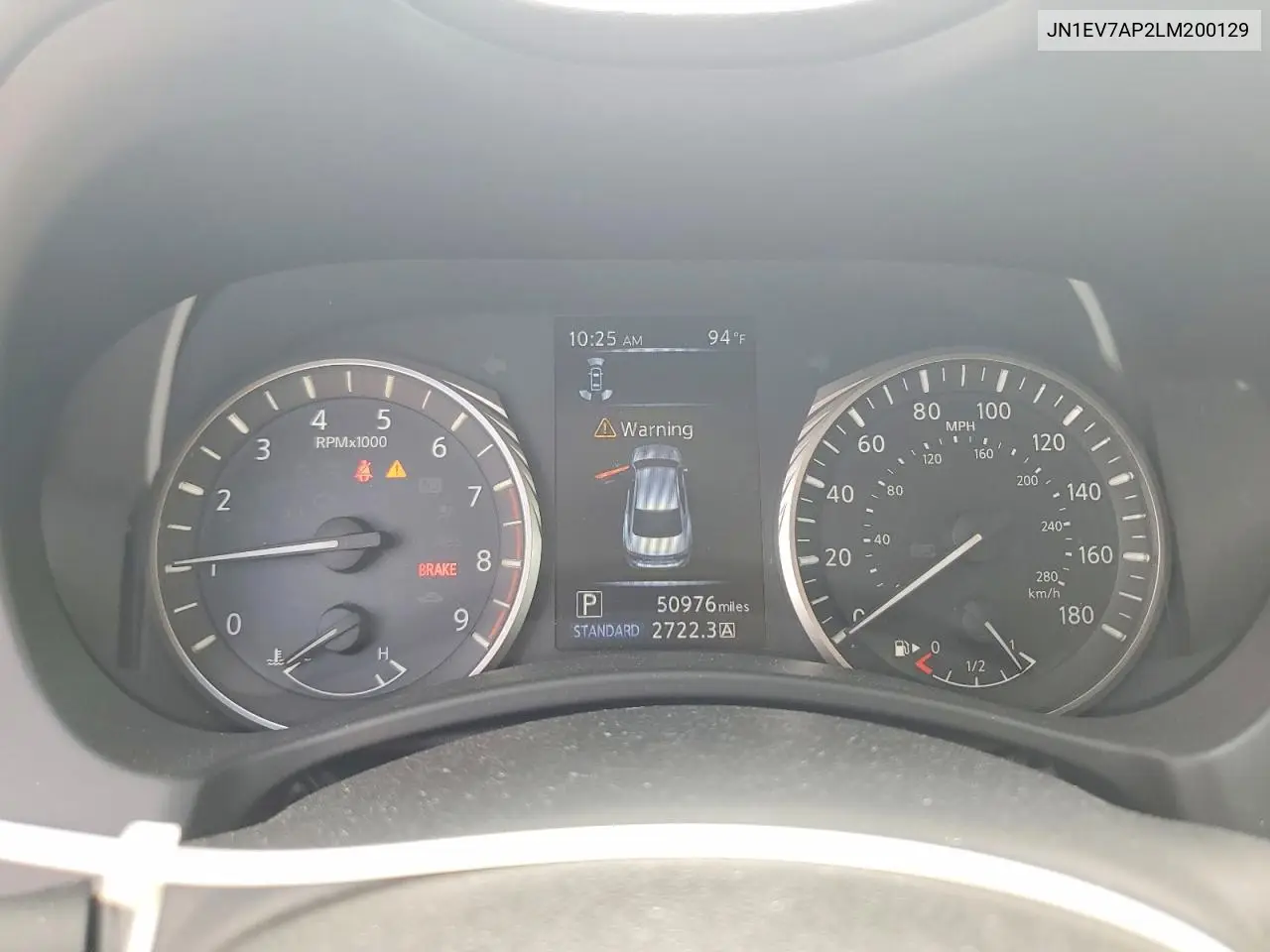 2020 Infiniti Q50 3.0T Sport VIN: JN1EV7AP2LM200129 Lot: 61547846