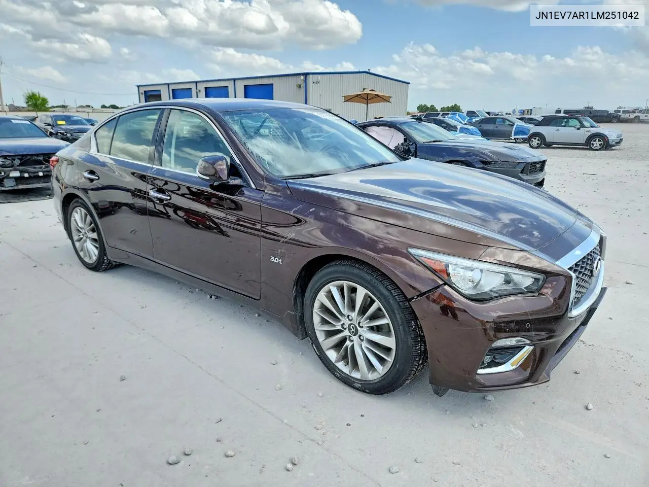 2020 Infiniti Q50 3.0T Luxe VIN: JN1EV7AR1LM251042 Lot: 61772946