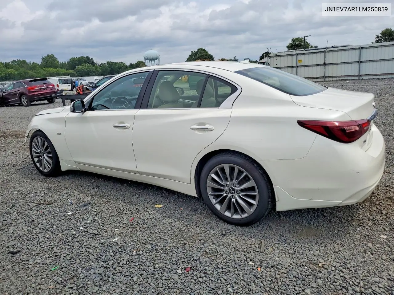 2020 Infiniti Q50 3.0T Luxe VIN: JN1EV7AR1LM250859 Lot: 61785766