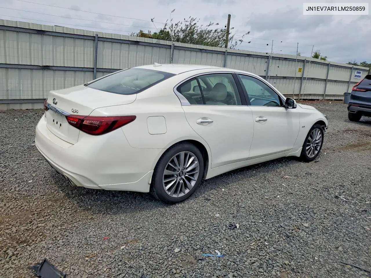 2020 Infiniti Q50 3.0T Luxe VIN: JN1EV7AR1LM250859 Lot: 61785766