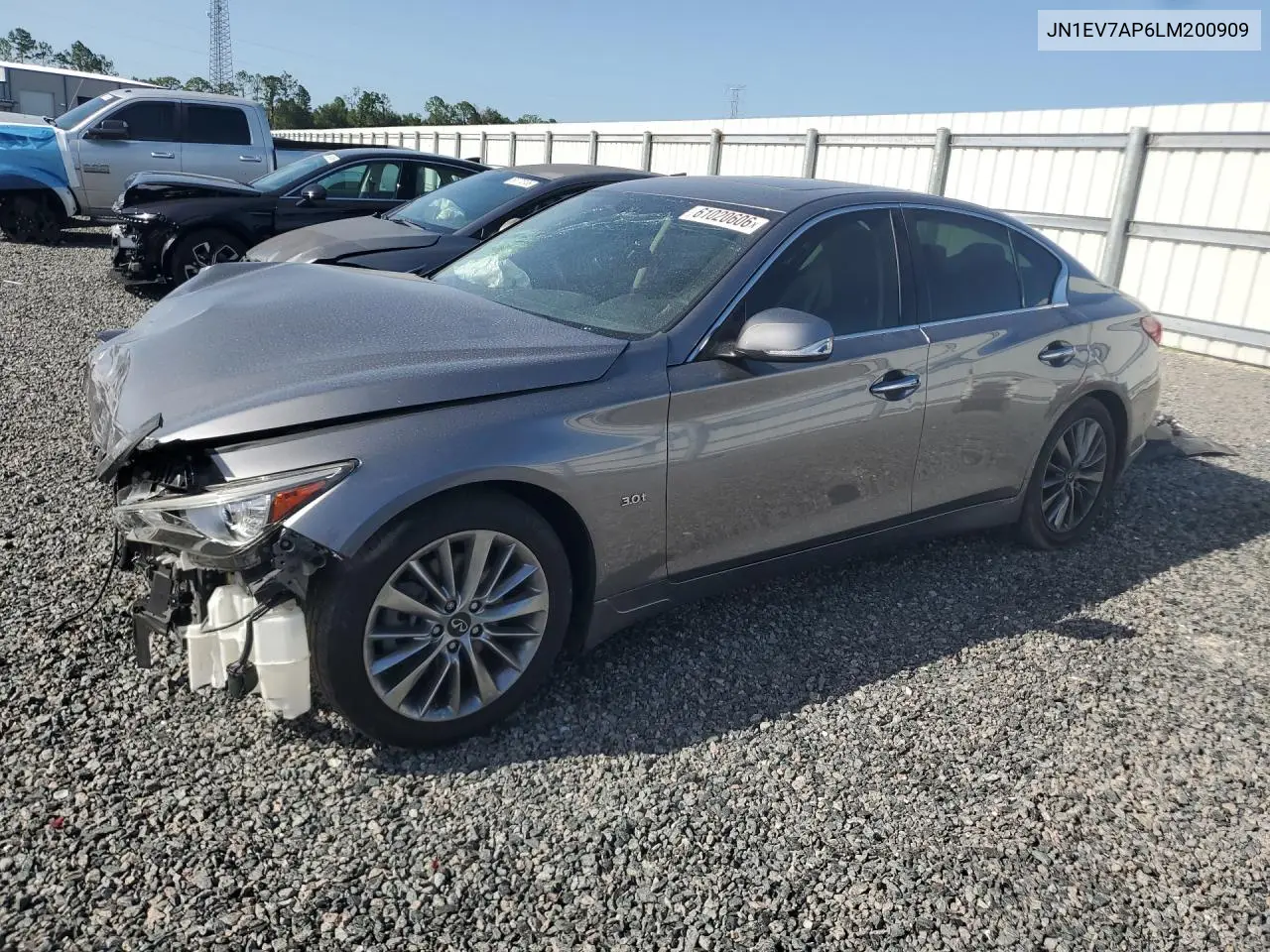 2020 Infiniti Q50 3.0T Luxe VIN: JN1EV7AP6LM200909 Lot: 61815706
