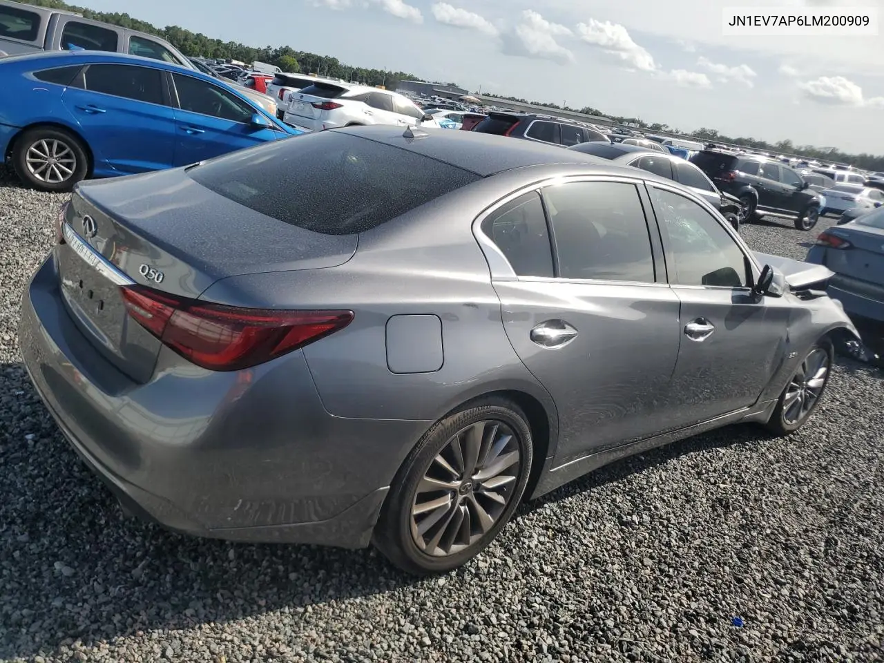 2020 Infiniti Q50 3.0T Luxe VIN: JN1EV7AP6LM200909 Lot: 61815706