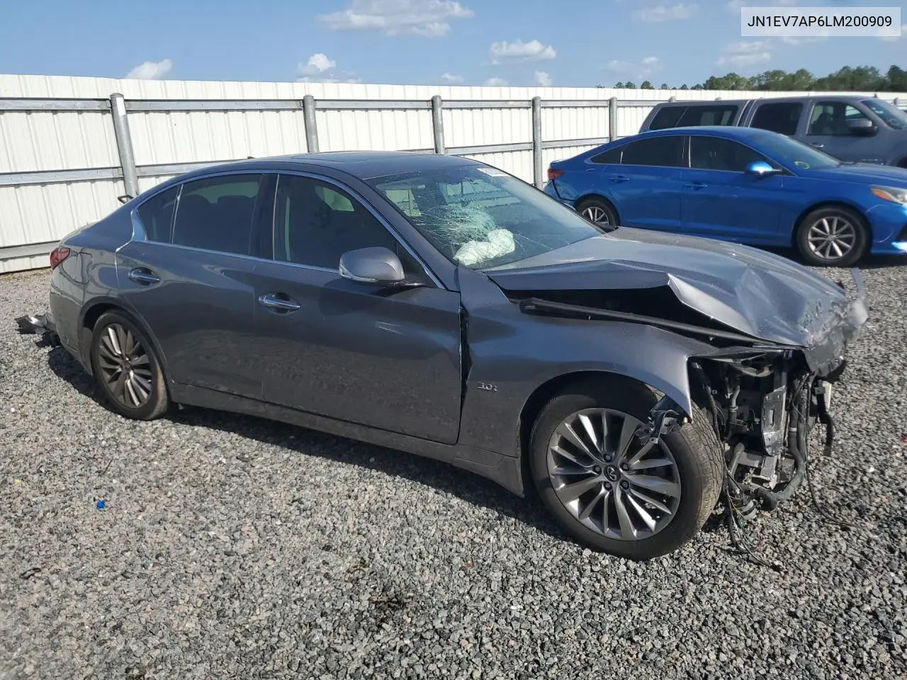 2020 Infiniti Q50 3.0T Luxe VIN: JN1EV7AP6LM200909 Lot: 61815706