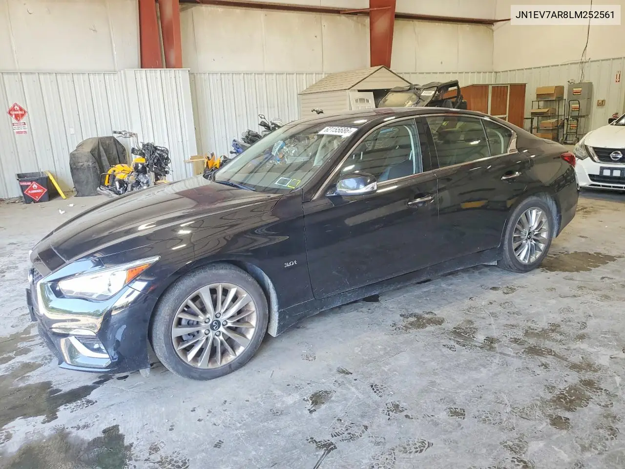 2020 Infiniti Q50 3.0T Luxe VIN: JN1EV7AR8LM252561 Lot: 62155686