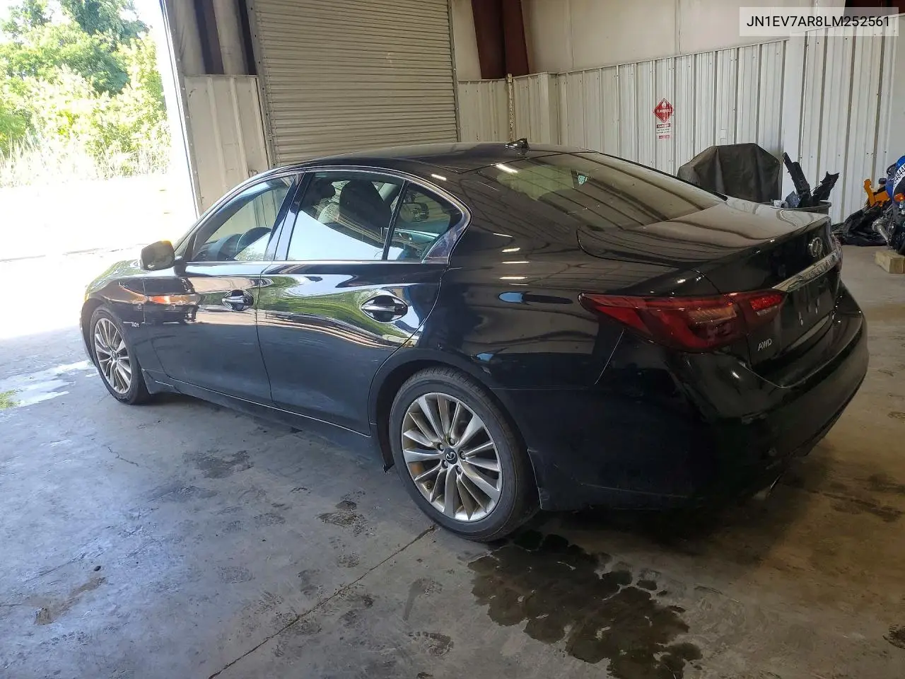 2020 Infiniti Q50 3.0T Luxe VIN: JN1EV7AR8LM252561 Lot: 62155686