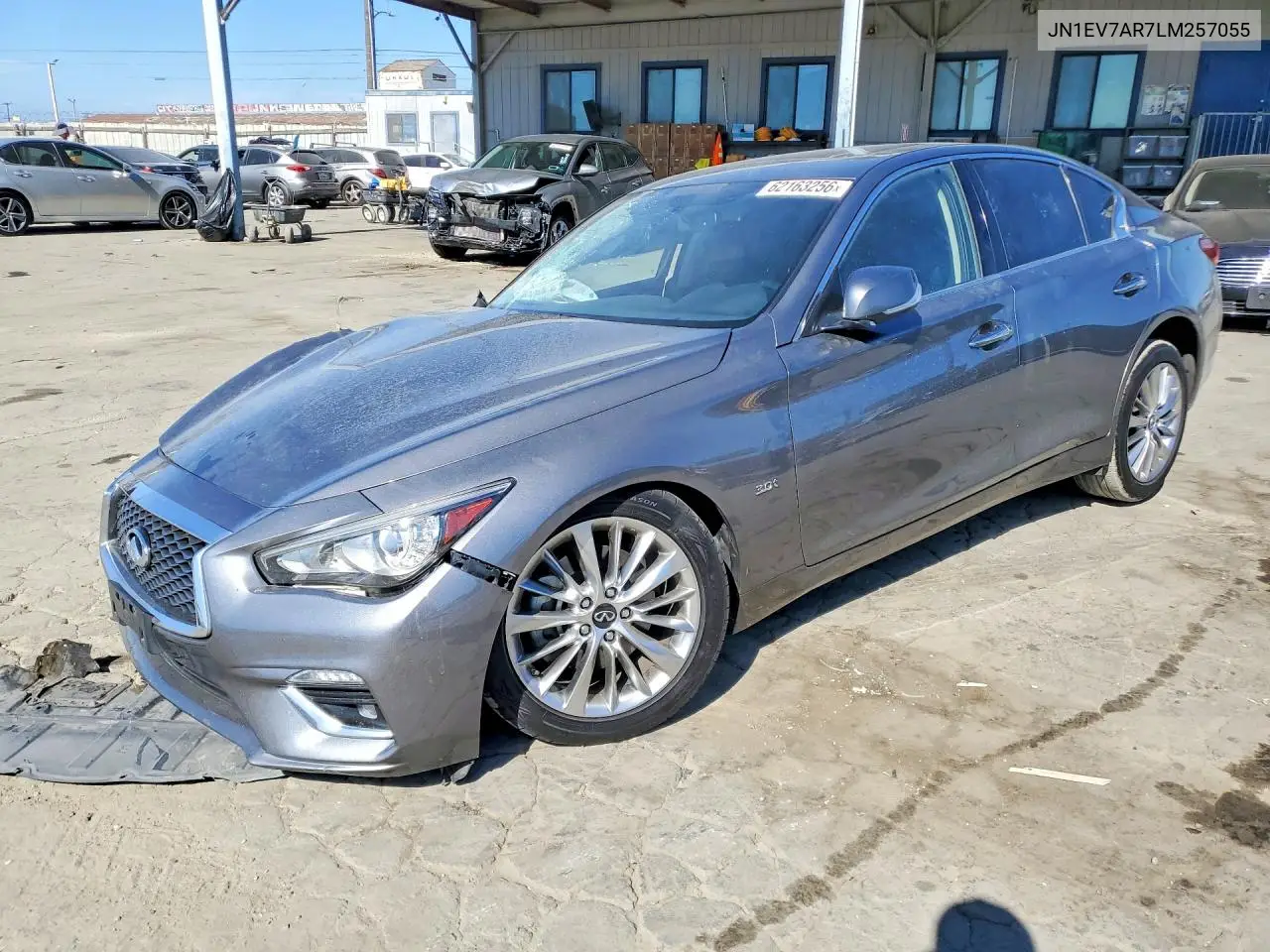2020 Infiniti Q50 3.0T Luxe VIN: JN1EV7AR7LM257055 Lot: 62163256