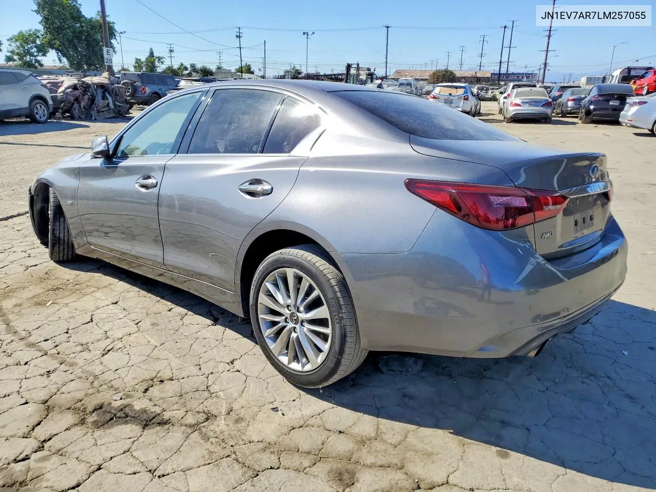 2020 Infiniti Q50 3.0T Luxe VIN: JN1EV7AR7LM257055 Lot: 62163256