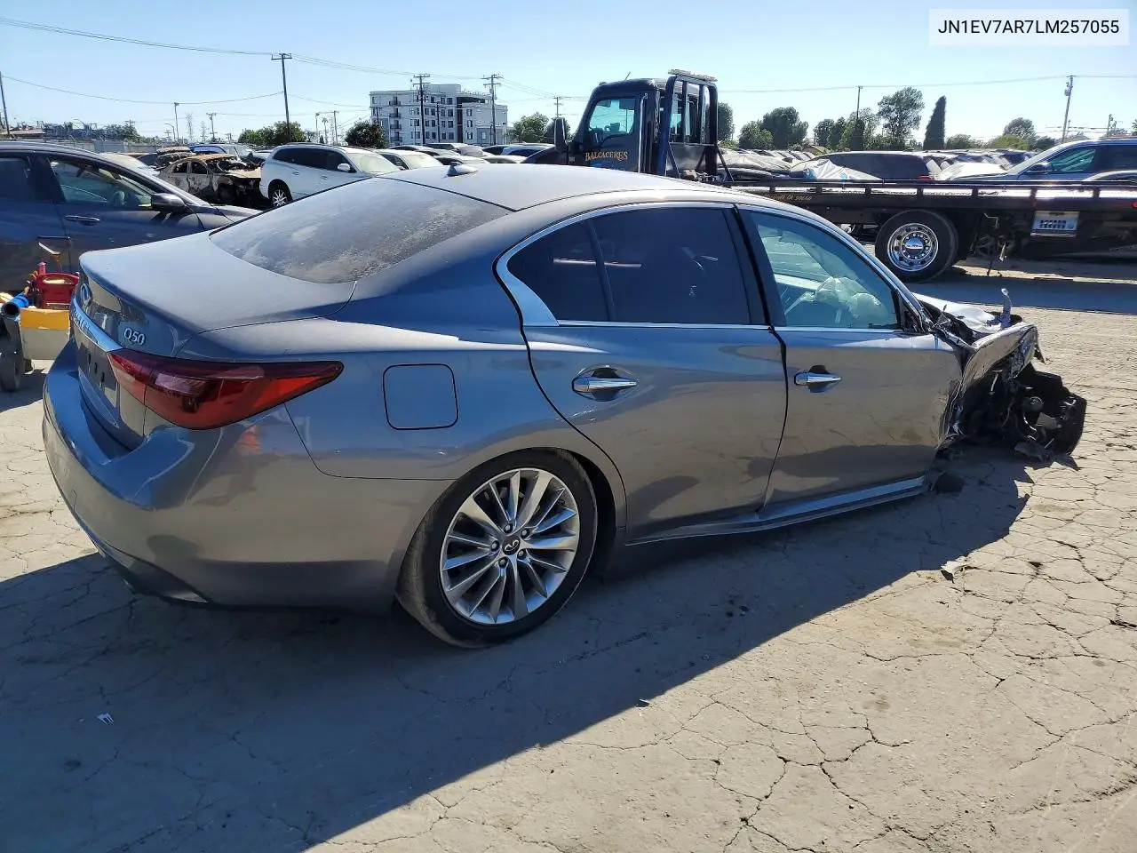 2020 Infiniti Q50 3.0T Luxe VIN: JN1EV7AR7LM257055 Lot: 62163256