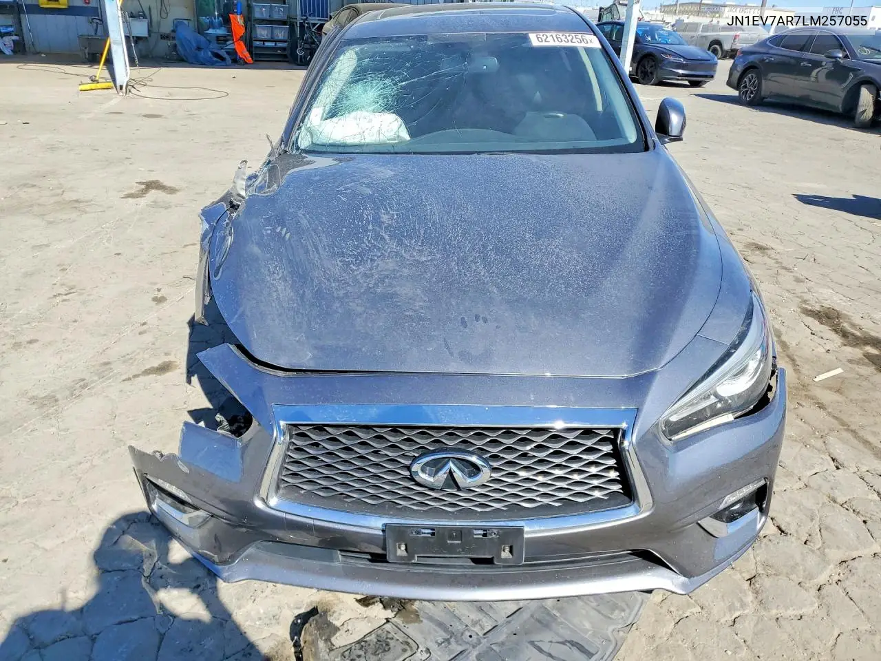 2020 Infiniti Q50 3.0T Luxe VIN: JN1EV7AR7LM257055 Lot: 62163256