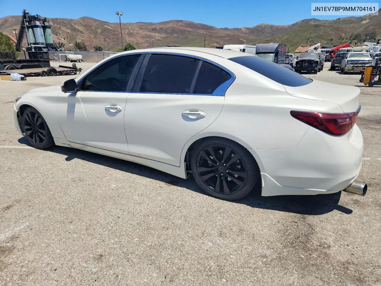 2021 Infiniti Q50 Luxe VIN: JN1EV7BP9MM704161 Lot: 56981126