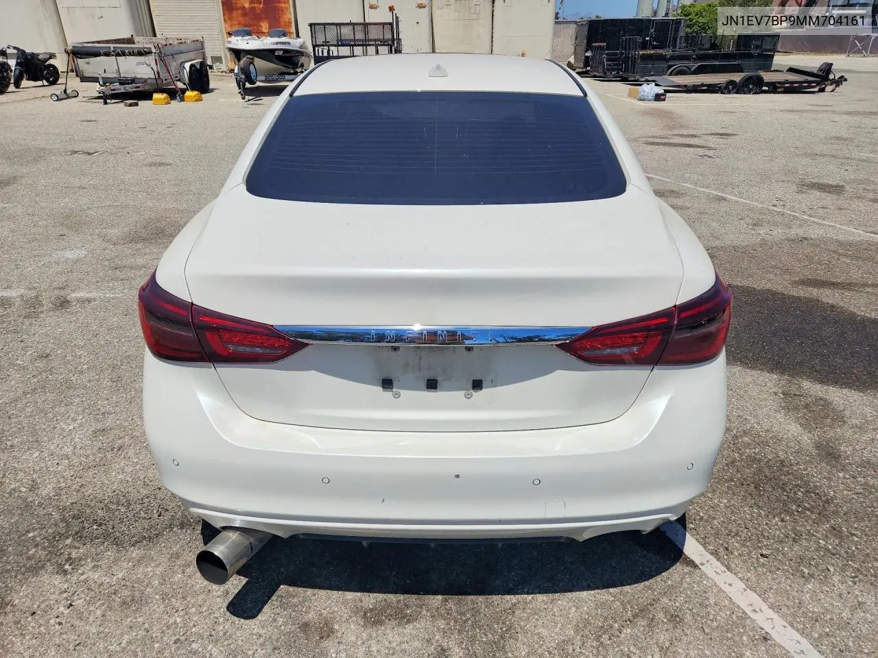 2021 Infiniti Q50 Luxe VIN: JN1EV7BP9MM704161 Lot: 56981126