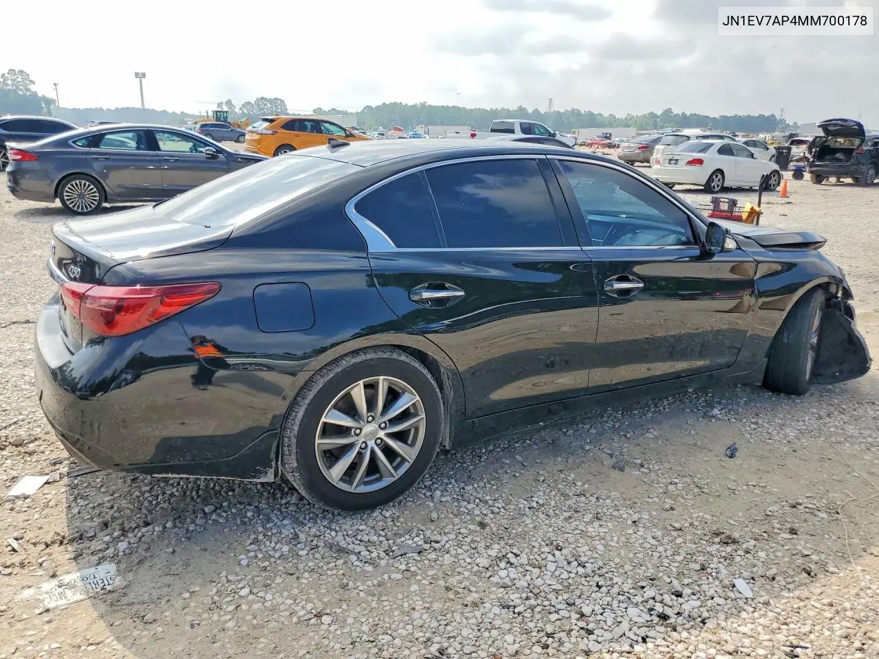 2021 Infiniti Q50 Pure VIN: JN1EV7AP4MM700178 Lot: 57507906