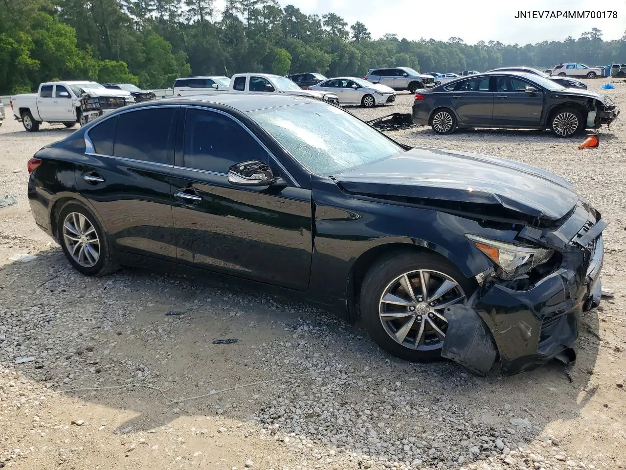 2021 Infiniti Q50 Pure VIN: JN1EV7AP4MM700178 Lot: 57507906