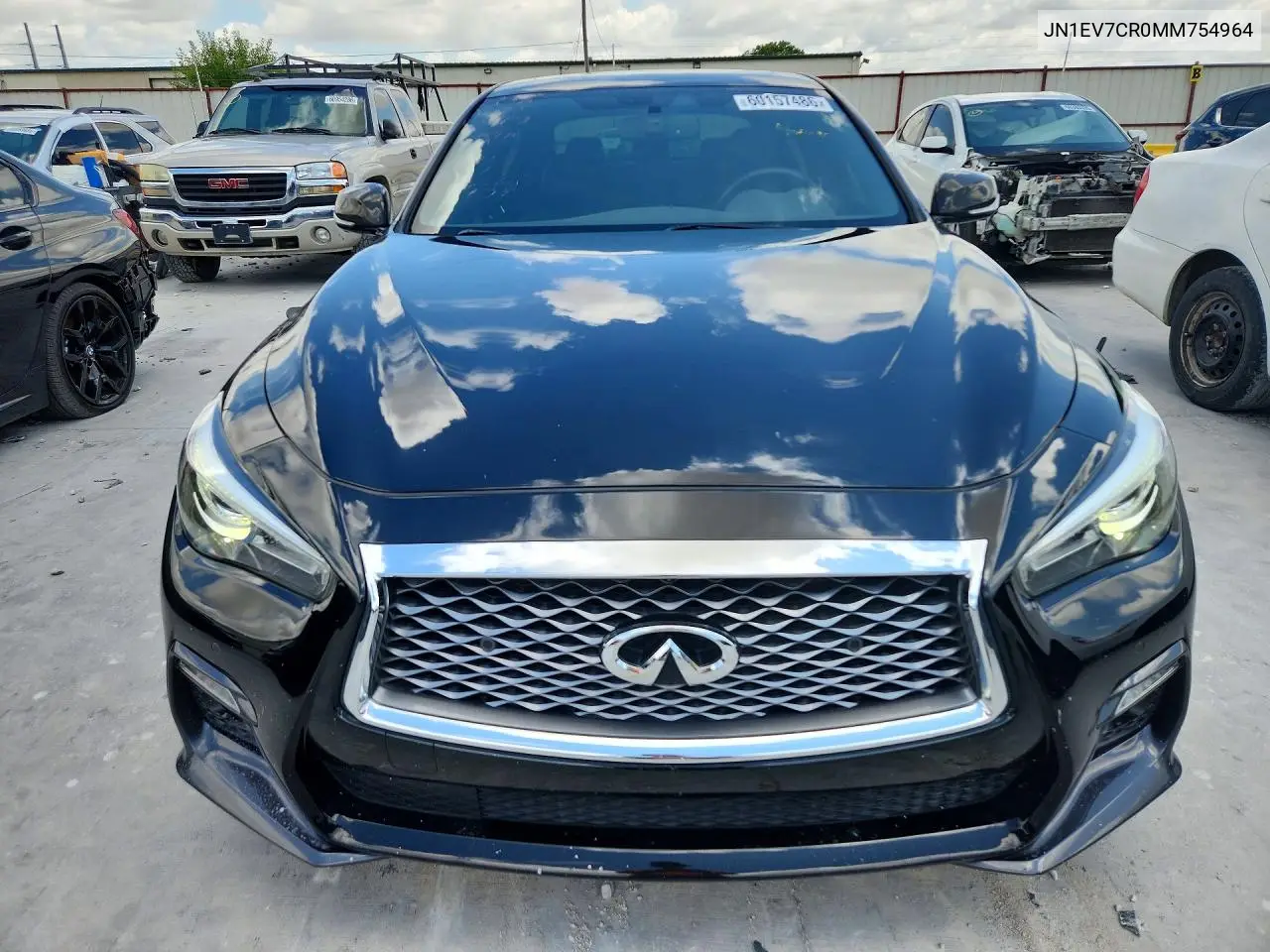 2021 Infiniti Q50 Sensory VIN: JN1EV7CR0MM754964 Lot: 60157486