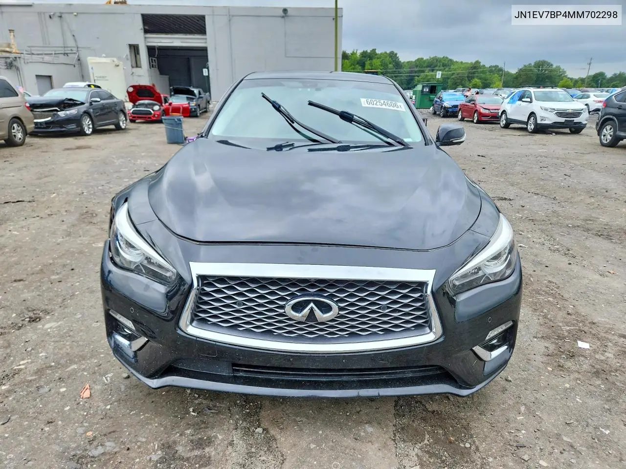 2021 Infiniti Q50 Luxe VIN: JN1EV7BP4MM702298 Lot: 60254606