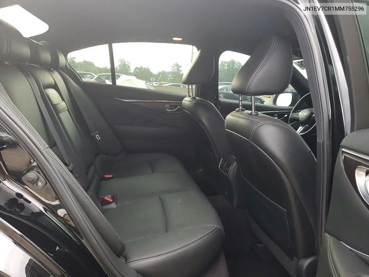 2021 Infiniti Q50 Sensory VIN: JN1EV7CR1MM755296 Lot: 60641376
