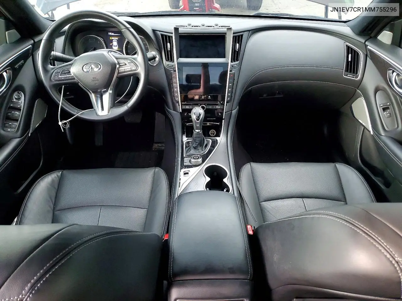 2021 Infiniti Q50 Sensory VIN: JN1EV7CR1MM755296 Lot: 60641376