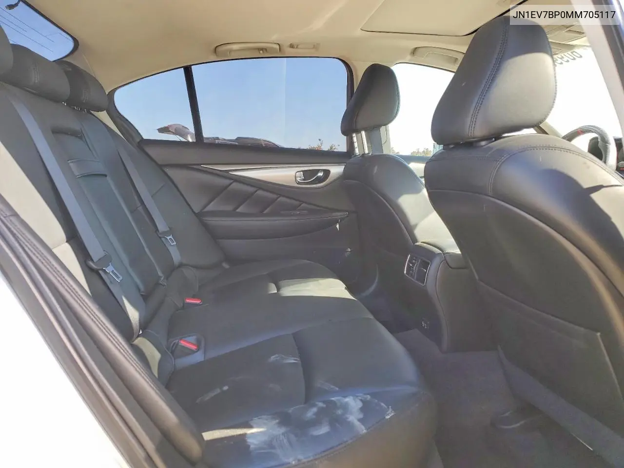 2021 Infiniti Q50 Luxe VIN: JN1EV7BP0MM705117 Lot: 60998676