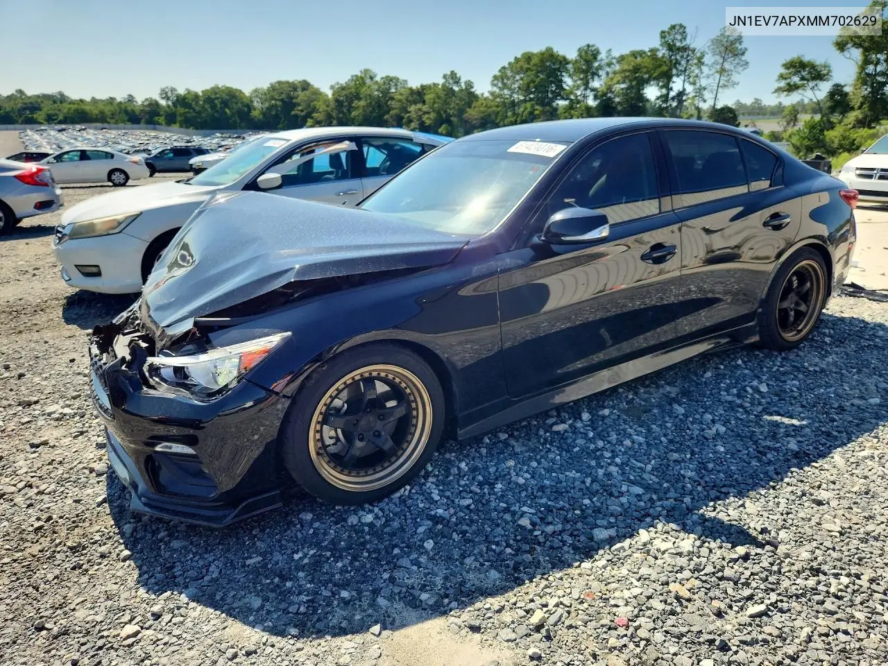 2021 Infiniti Q50 Pure VIN: JN1EV7APXMM702629 Lot: 61424016