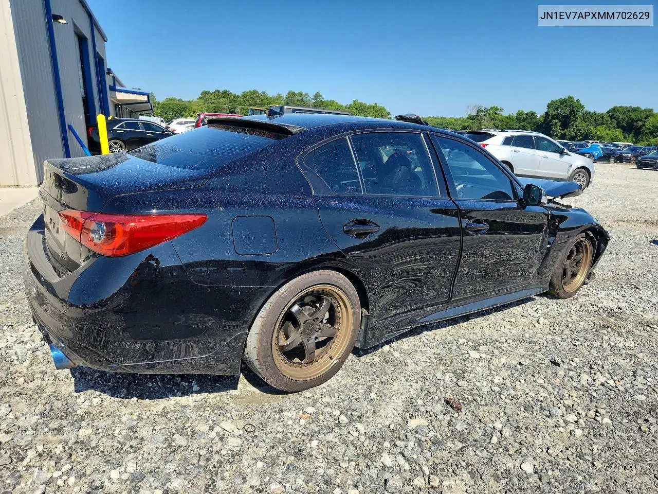 2021 Infiniti Q50 Pure VIN: JN1EV7APXMM702629 Lot: 61424016