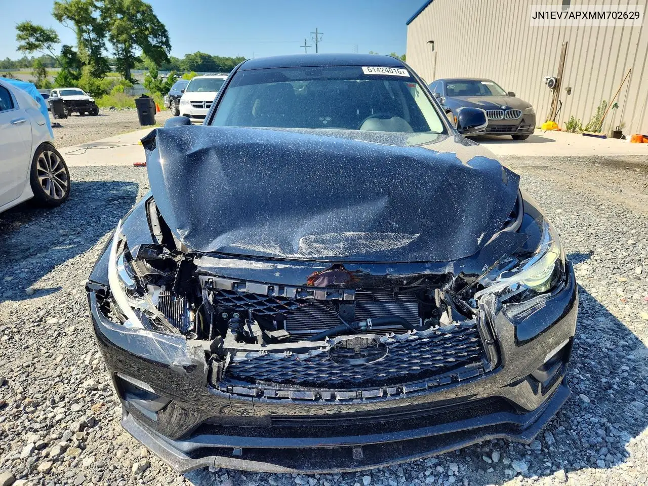 2021 Infiniti Q50 Pure VIN: JN1EV7APXMM702629 Lot: 61424016