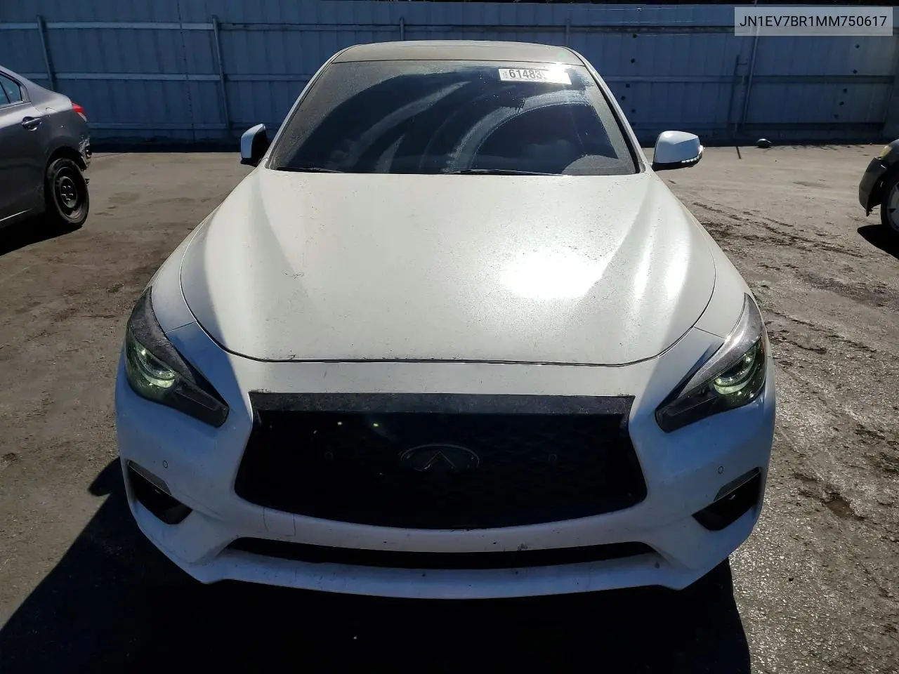 2021 Infiniti Q50 Luxe VIN: JN1EV7BR1MM750617 Lot: 61483996