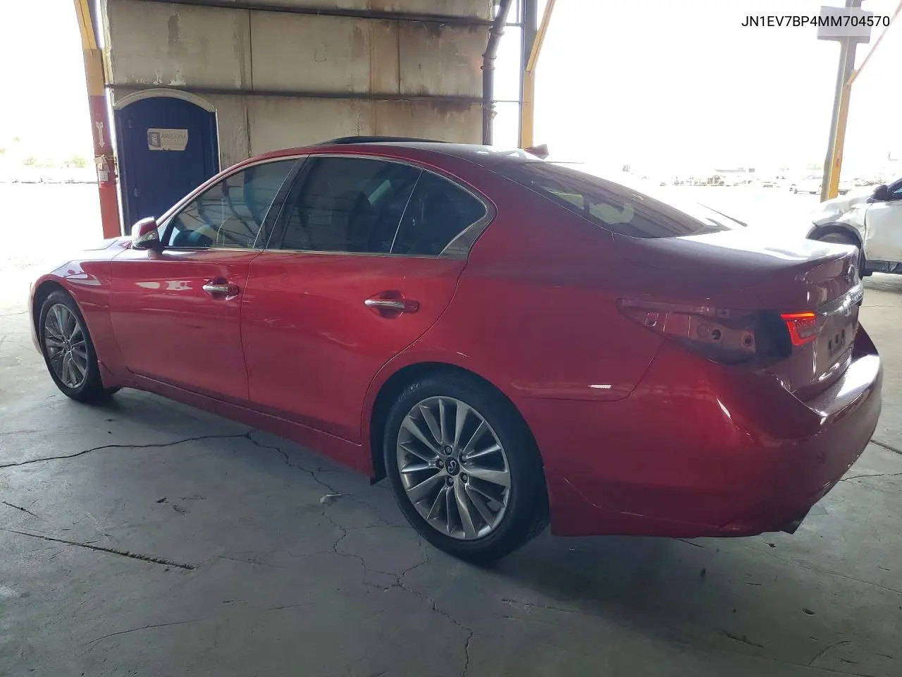 2021 Infiniti Q50 Luxe VIN: JN1EV7BP4MM704570 Lot: 61809646